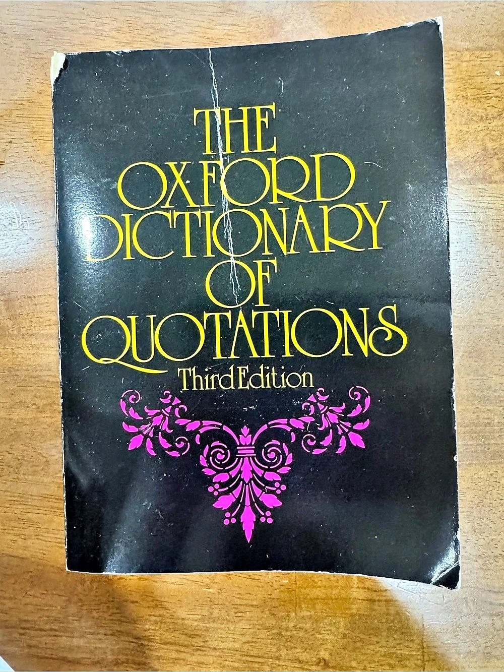 Oxford University Press The Oxford Dictionary of Quotations Third Edition Book